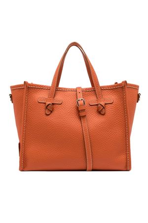 Marcella shopping bag in coral-tone leather GIANNI CHIARINI | BS9332BBL714